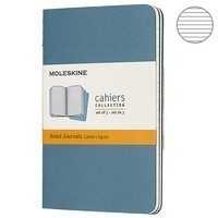 Блокнот Moleskine Cahier маленький голубой CH011B44