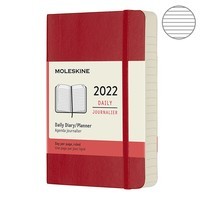 Ежедневник Moleskine 2022 маленький красный DSF212DC2Y22