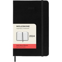 Дневник Moleskine 2024 карманный черный DSB12DC2Y24
