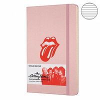 Блокнот Moleskine Rolling Stones средний розовый LERSQP060PK
