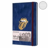 Блокнот Moleskine Rolling Stones средний синий LERSQP060FK