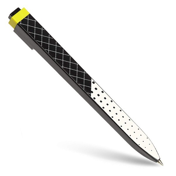 Шариковая ручка Moleskine Go 1,0 мм желтый паттерн EW8T1CMPHM10TAG