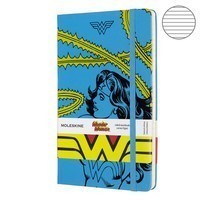 Блокнот Moleskine Wonder Woman средний синий LEWWQP060B