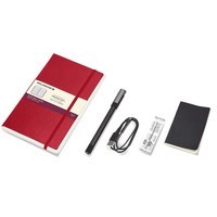 Фото Набор Moleskine Smart Writing Set Ellipse Smart Pen + Paper Tablet Линия Красный SWSAB31F201