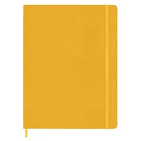 Записная книжка Moleskine Silk большая в линию соломенно-желтая QP090M6SILK