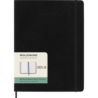 Фото Еженедельник Moleskine 2025-2026 большой черный DSB18WN4Y26