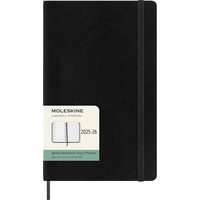 Фото Еженедельник Moleskine 2025-2026 средний черный DSB18WN3Y26