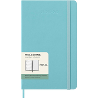 Фото Еженедельник Moleskine 2025-2026 средний аквамарин DHB2418WN3Y26