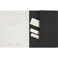 Набор тетрадей Moleskine Cahier 2 шт Student XXL Средний Линейка Черный CHSTU71BK