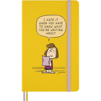 Фото Блокнот Moleskine Peanuts Admirer Средний Линейка Желтый LEPENB31HPATM26
