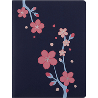Фото Тетрадь Moleskine Cahier Sakura Большая Линейка Синяя LESU08QP321