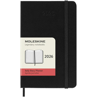 Фото Ежедневник Moleskine 2026 карманный Мягкий Черный DHB12DC2Y26
