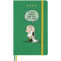 Фото Ежедневник Moleskine 2026 Peanuts средний Зеленый DHPE12DC3Y26