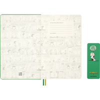 Фото Ежедневник Moleskine 2026 Peanuts средний Зеленый DHPE12DC3Y26