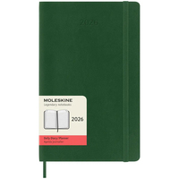 Фото Ежедневник Moleskine 2026 средний Мягкий Миртовый Зеленый DSK1512DC3Y26