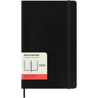 Фото Ежедневник Moleskine 2026 средний Мягкий Черный DSB12DC3Y26