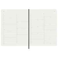 Фото Ежемесячник Moleskine 2026 большой Мягкий Черный DSB12MN4Y26