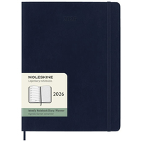 Фото Еженедельник Moleskine 2026 большой Мягкий Сапфир DSB2012WN4Y26