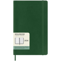 Фото Еженедельник Moleskine 2026 средний Мягкий Миртовый Зеленый DSK1512WN3Y26