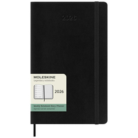 Фото Еженедельник Moleskine 2026 средний Мягкий Черный DSB12WN3Y26