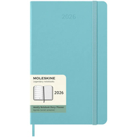 Фото Еженедельник Moleskine 2026 средний Аквамарин DHB2412WN3Y26