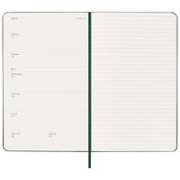 Фото Еженедельник Moleskine 2026 средний Миртовый Зеленый DHK1512WN3Y26