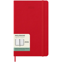 Фото Еженедельник Moleskine 2026 средний Красный DHF212WN3Y26