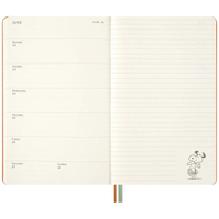 Фото Еженедельник Moleskine 2026 Peanuts средний Оранжевый DHPE12WN3Y26