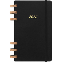 Фото Еженедельник Moleskine 2026 Spiral средний Мягкий Черный DSSPB12MWH3Y26
